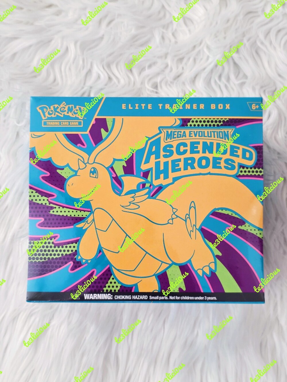 POKÉMON TCG: MEGA EVOLUTION ASCENDED HEROES ELITE TRAINER BOX *SEALED*